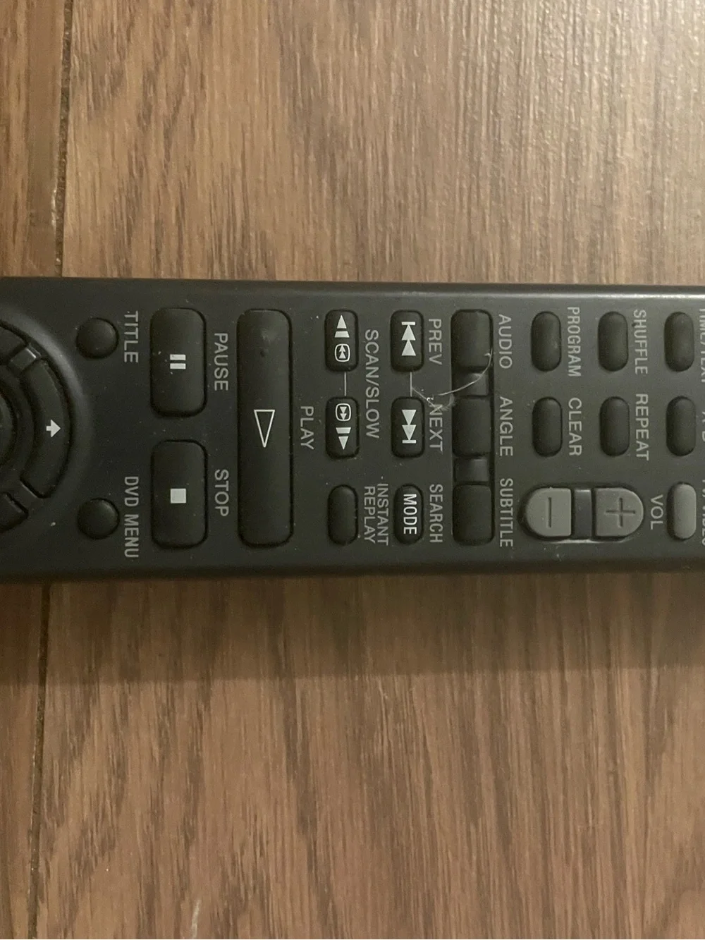 Sony Black Remote Control with Green Buttons - DVD Player Remote